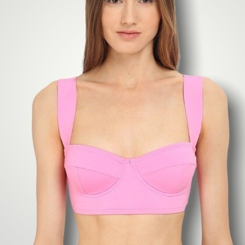 Kate Spade New York Georgica Beach Bralette w/ Underwire in pink